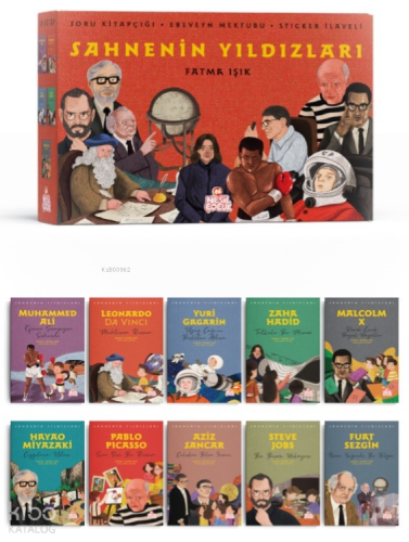 Sahnenin Yıldızları (10 Kitap);Soru Kitapçığı + Ebeveyn Mektubu + Stic