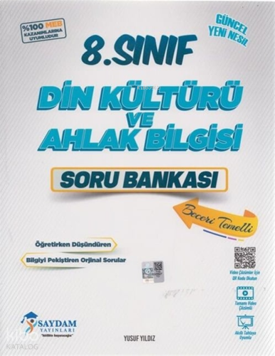 Saydam Yayınları 8. Sınıf Din Kültürü ve Ahlak Bilgisi Soru Kitabı