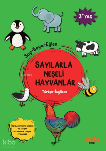 Sayılarla Neşeli Hayvanlar (Türkçe - İngilizce)