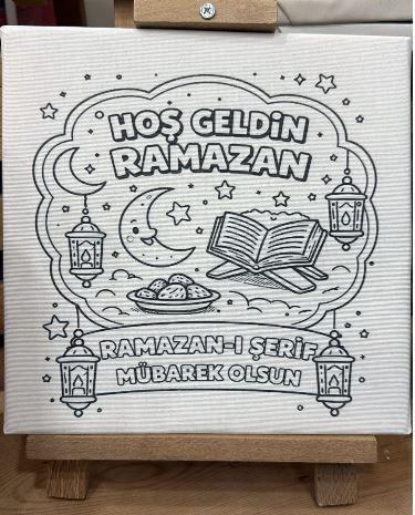 Ramazan 20x20 Tuval Boyama Seti (Kod001) | benlikitap.com