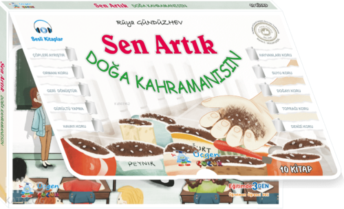 Sen Artık Doğa Kahramanısın Seti (Kutulu - 10 Kitap) | benlikitap.com