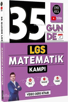 Şenol Hoca Yayınları 35 Günde LGS Matematik Kampı | benlikitap.com