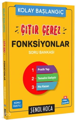 Şenol Hoca Yayınları Çıtır Çerez Fonksiyonlar Soru Bankası | benlikita