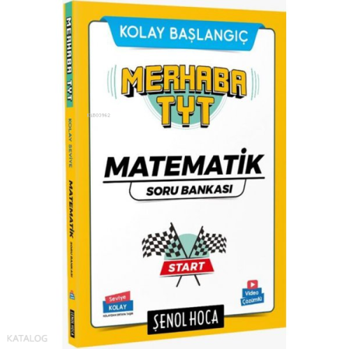 Şenol Hoca Yayınları Merhaba TYT Matematik Soru Bankası | benlikitap.c