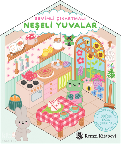 Sevimli Çıkartmalı Neşeli Yuvalar | benlikitap.com