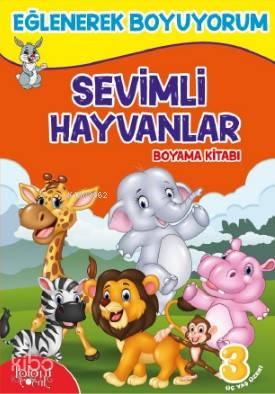 Sevimli Hayvanlar; Eğlenerek Boyuyorum | benlikitap.com
