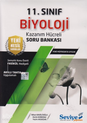 Seviye - 11. Sınıf Biyoloji Kazanım Hücreli Soru Bankası