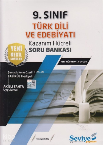 Seviye - 9. Sınıf Türk Dili Ve Edebiyatı Kazanım Hücreli Soru Bankası