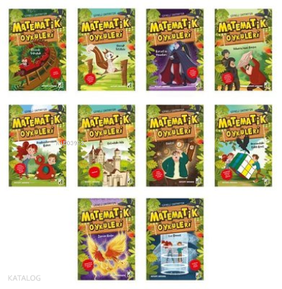 Şifreli Ormanda Matematik Öyküleri Seti - 10 Kitap Takım | benlikitap.
