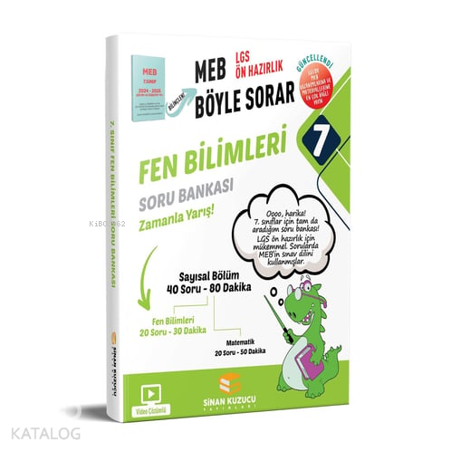 Sinan Kuzucu Yayınları 7. Sınıf Fen Bilimleri Soru Bankası