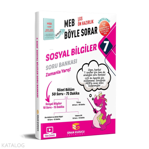 Sinan Kuzucu Yayınları 7. Sınıf Sosyal Bilimler Soru Bankası