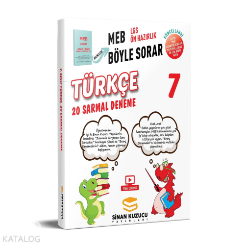 Sinan Kuzucu Yayınları 7. Sınıf Türkçe Branş Denemesi