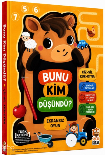 Sincap Kitap Bunu Kim Düşündü? (Ciltli - Tabletli – Maketli Etkinlik K
