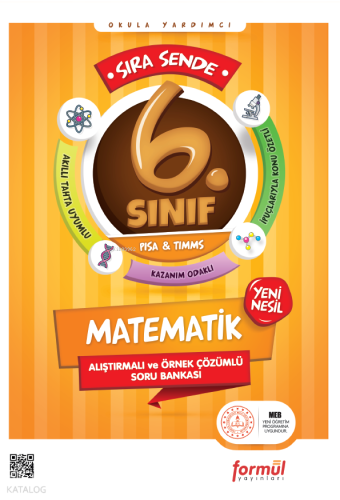 Sıra Sende 6.Sınıf Matematik Soru Bankası | benlikitap.com