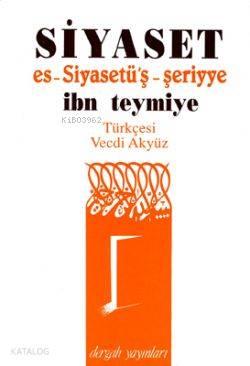 Siyaset; Es-siyasetü'ş-şeriyye | benlikitap.com