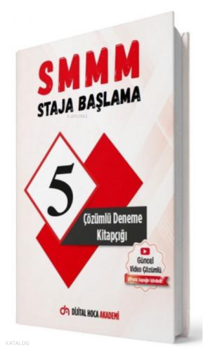 SMMM Staja Başlama Video Çözümlü 5 Deneme Sınavı Dijital Hoca Akademi