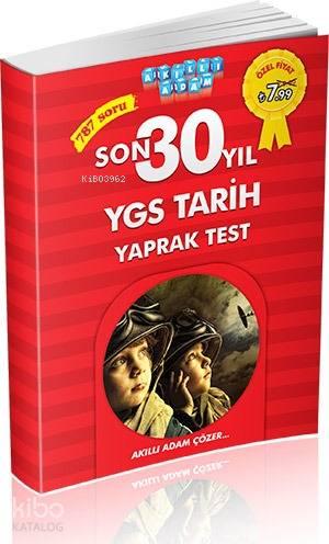 Son 30 Yıl YGS Tarih Yaprak Test | benlikitap.com
