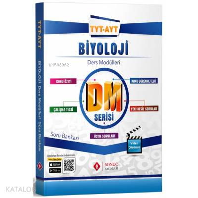 Sonuç Tyt - Ayt Biyoloji Dm Soru Bankası | benlikitap.com