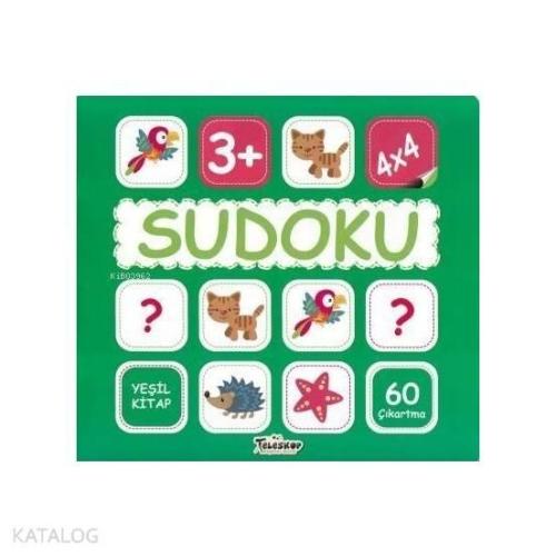 Sudoku 4x4 - Yeşil Kitap | benlikitap.com
