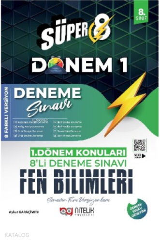 Süper 8 Fen Bilimleri 1.Dönem 8'li Deneme Sınavı