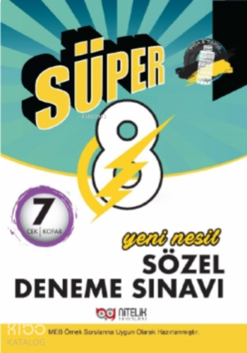 Süper - Yeni Nesil Sözel 7 Deneme Sınavı | benlikitap.com