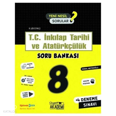 T.C. İnkılap Tarihi Ve Atatürkçülük - Soru Bankası | benlikitap.com