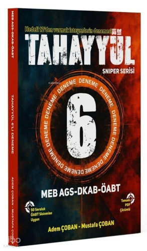 Tahayyül ÖABT MEB-AGS Din Kültürü Öğretmenliği Sniper 6 Deneme