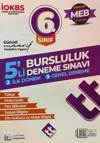 Talentteam 6. Sınıf İOKBS 5'li Bursluluk Deneme Sınavı | benlikitap.co