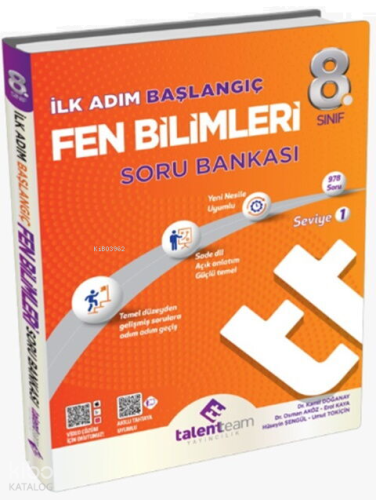 Talentteam Yayınları 8. Sınıf TT Fen Bilimleri Başlangıç Soru Bankası