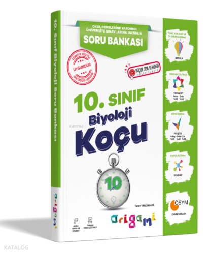 Tammat Origami 10. Sınıf Biyoloji Soru Bankası | benlikitap.com
