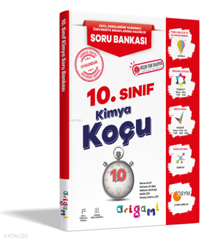 Tammat Origami 10. Sınıf Kimya Soru Bankası | benlikitap.com