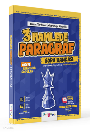 Tammat Origami 3 Hamlede Paragraf Soru Bankası | benlikitap.com