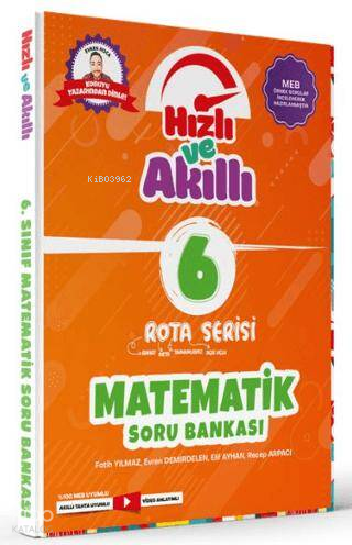 Tammat Yayıncılık 6. Sınıf Matematik Rota Serisi Hızlı ve Akıllı Soru Bankası