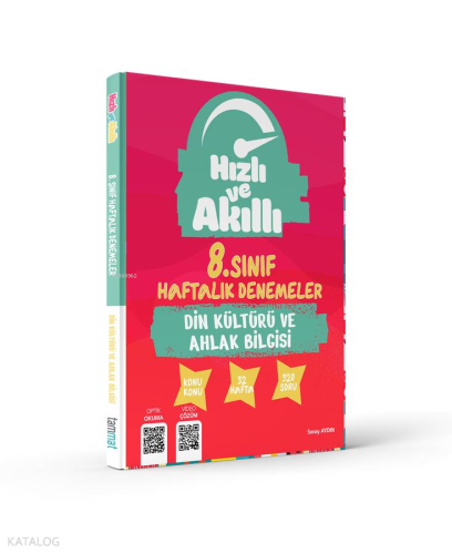 Tammat Yayıncılık Hızlı ve Akıllı 8.Sınıf Din Kültürü ve Ahlak Bilgisi Haftalık Denemeleri