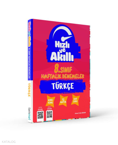 Tammat Yayıncılık Hızlı ve Akıllı 8.Sınıf Türkçe Haftalık Denemeleri