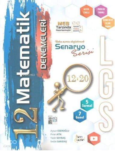 Tanım 8 Sınıf Deneme 12*20 Matematik - 2023