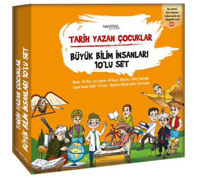 Tarih Yazan Çocuklar -Büyük Bilim İnsanları 10’lu Set