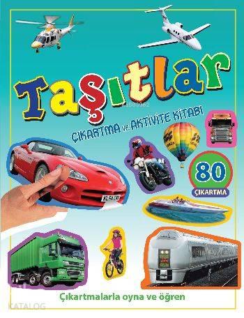 Taşıtlar Çıkartma ve Aktivite Kitabı
