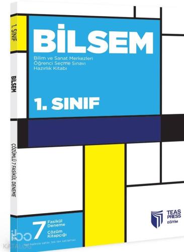 Teas Press Yayınları 1. Sınıf Bilsem 7 Fasikül Deneme ve Çözüm Kitapçı