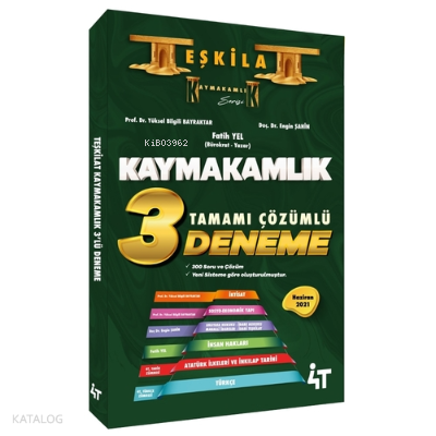Teşkilat Kaymakamlık 3'Lü Deneme