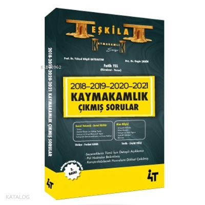 Teşkilat Kaymakamlık Çıkmış Sorular | benlikitap.com