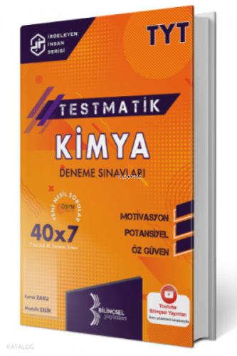 Testmatik Kimya Deneme Sınavları Bilinçsel Yayınları