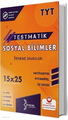 Testmatik Sosyal Bilimler Deneme Sınavları Bilinçsel Yayınları