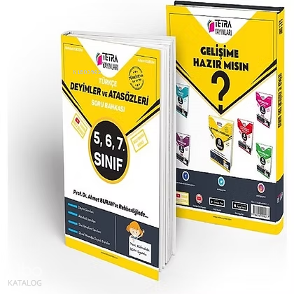 Tetra Yayınları 5, 6, 7. Sınıf Türkçe Deyimler ve Atasözleri Soru Bankası