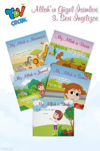 The Beautiful Names Of - Allah Allahın Güzel İsimleri ;3.Seri 5 Kitap İngilizce
