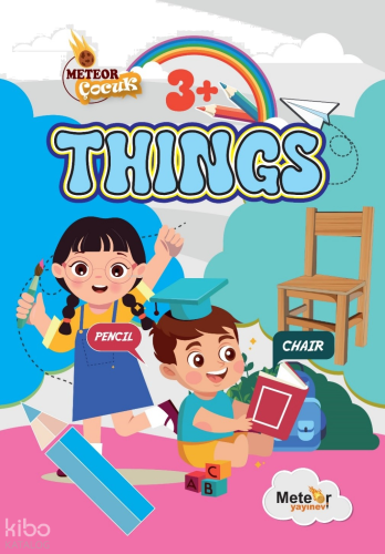 Things (Eşyalar); Türkçe – İngilizce Boyama Kitabı | benlikitap.com