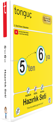 Tonguç Akademi 5'ten 6'ya Hazırlık Seti | benlikitap.com