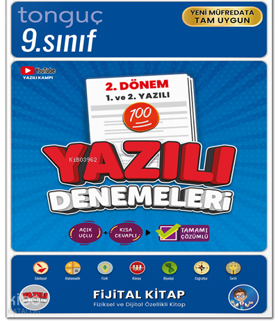 Tonguç Akademi 9. Sınıf Yazılı Denemeleri 2. Dönem 1. ve 2. Yazılı | b