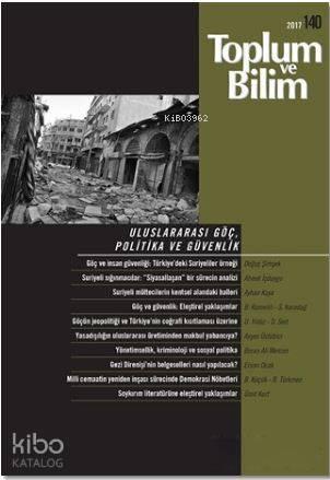 Toplum ve Bilim Sayı: 140 | benlikitap.com