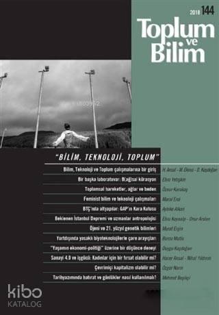 Toplum ve Bilim Sayı: 144 | benlikitap.com